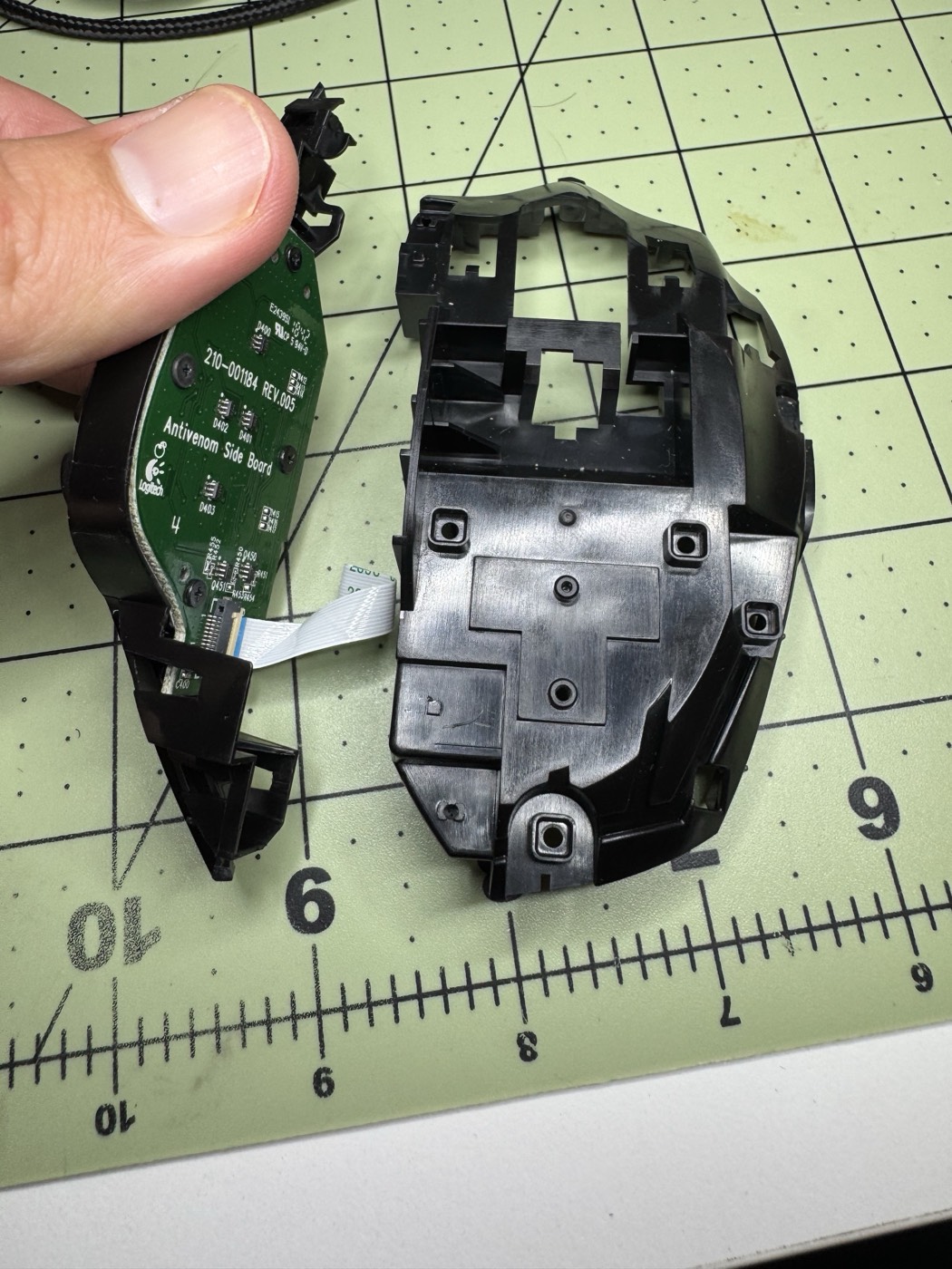Side buttons removed